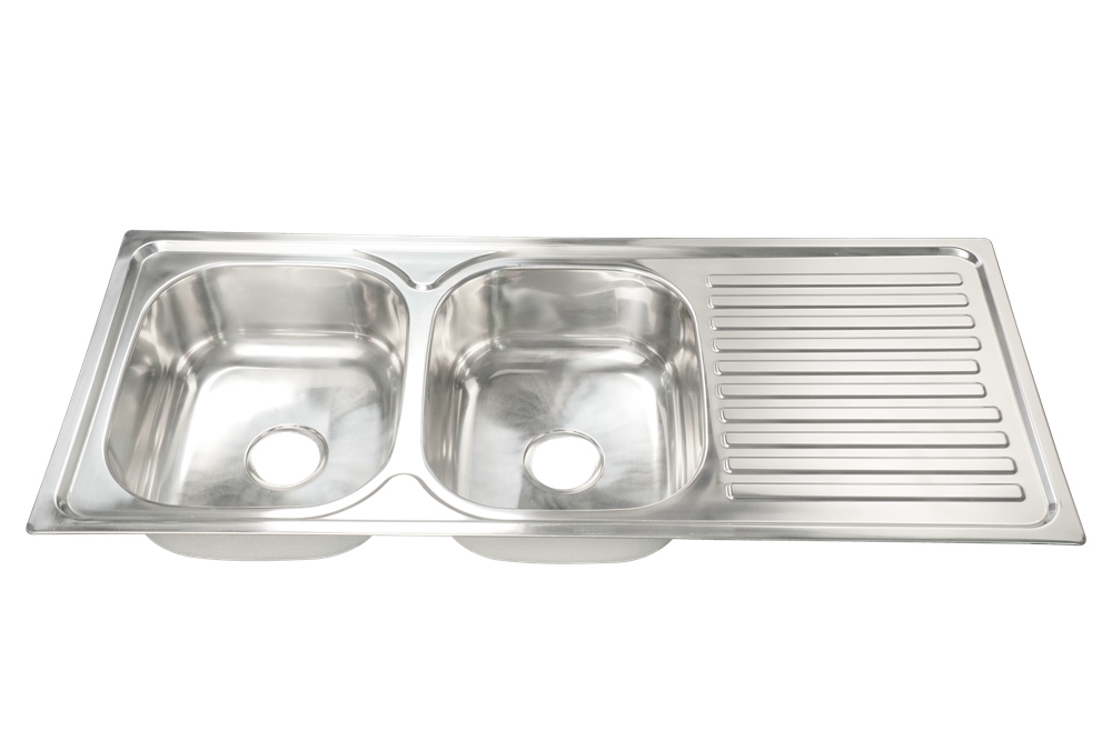Large Double Bowl Kitchen Sink