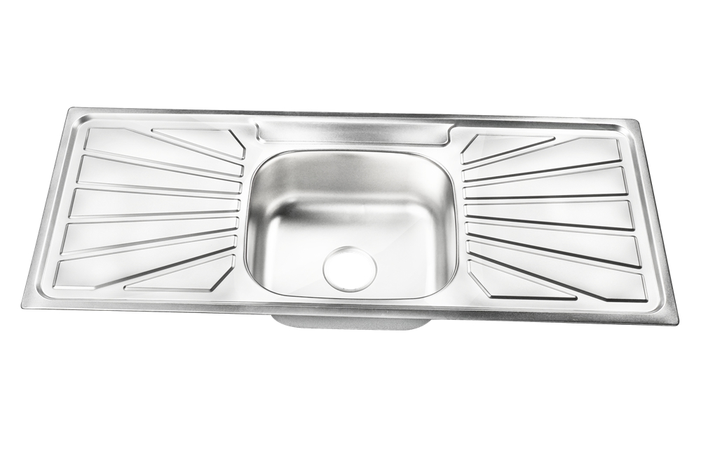 Single Sink With Double Drainer