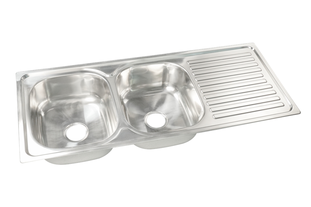 Large Double Bowl Kitchen Sink