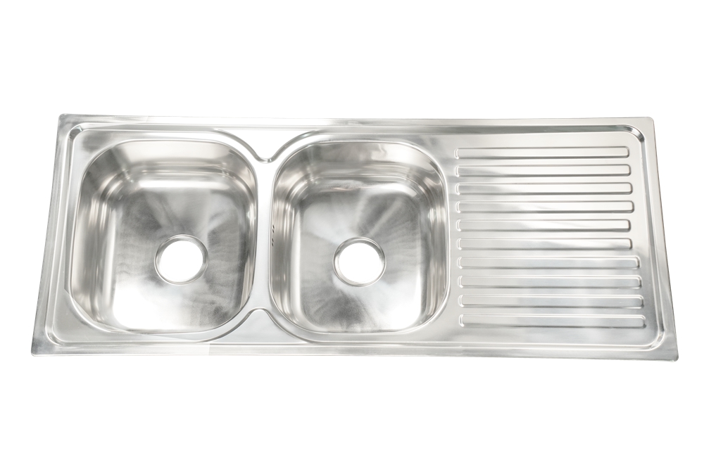 Large Double Bowl Kitchen Sink