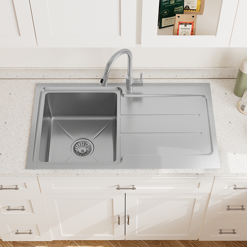 Single Bowl Drainer Sink