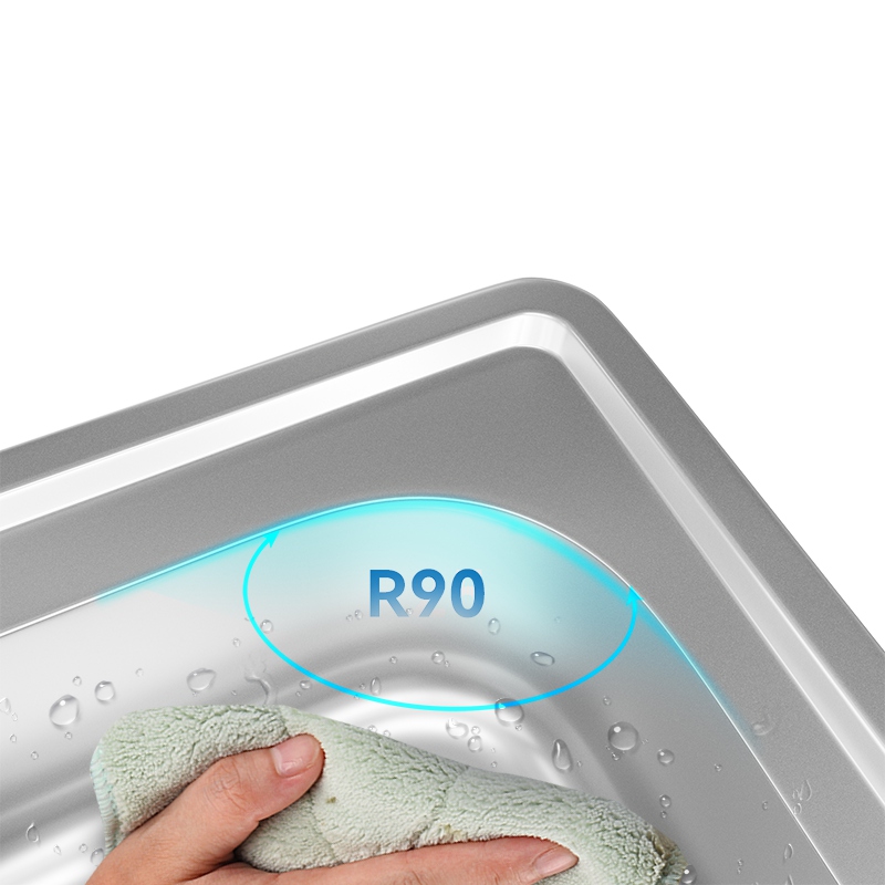 Topmount Small Double Bowl Sink
