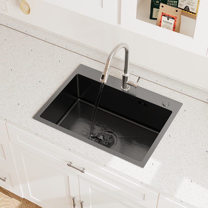 Overmount Single Bowl Sink