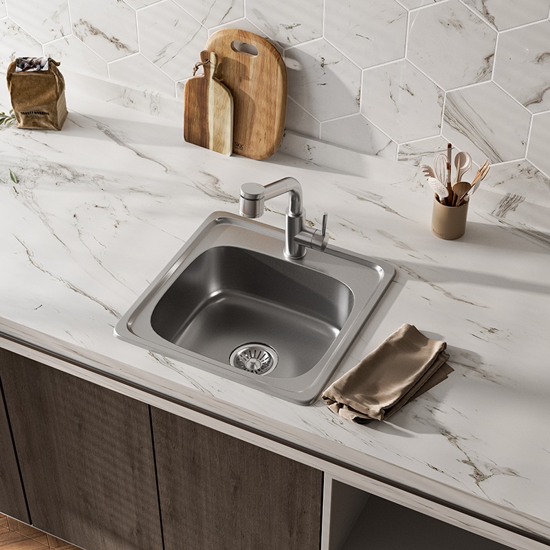 Kitchen Top Mount Stainless Steel Sink