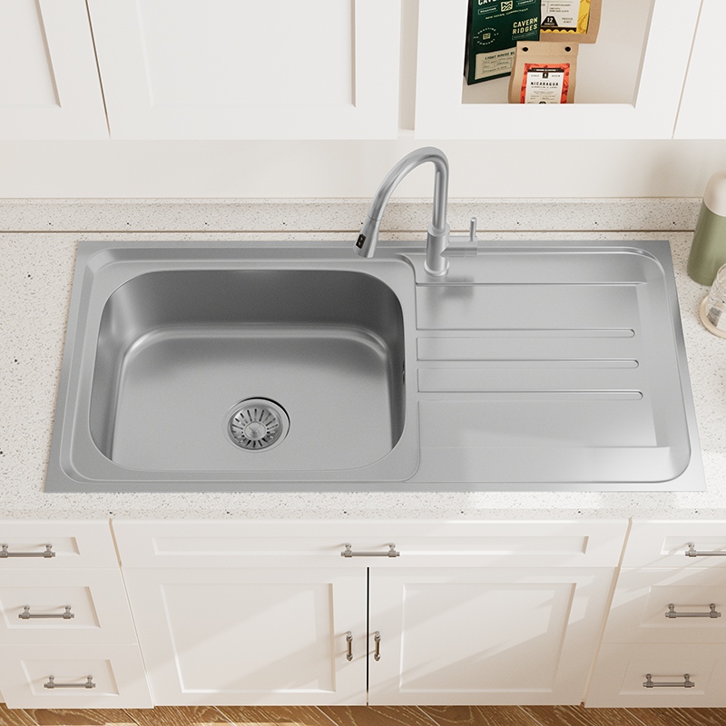 Top Mount Single Drainer Kitchen Sink