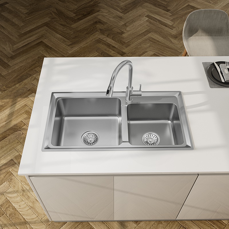 Large Double Kitchen Sink