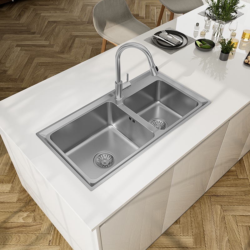 Large Double Kitchen Sink