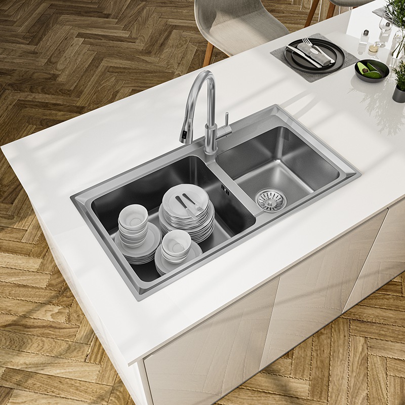 Large Double Kitchen Sink
