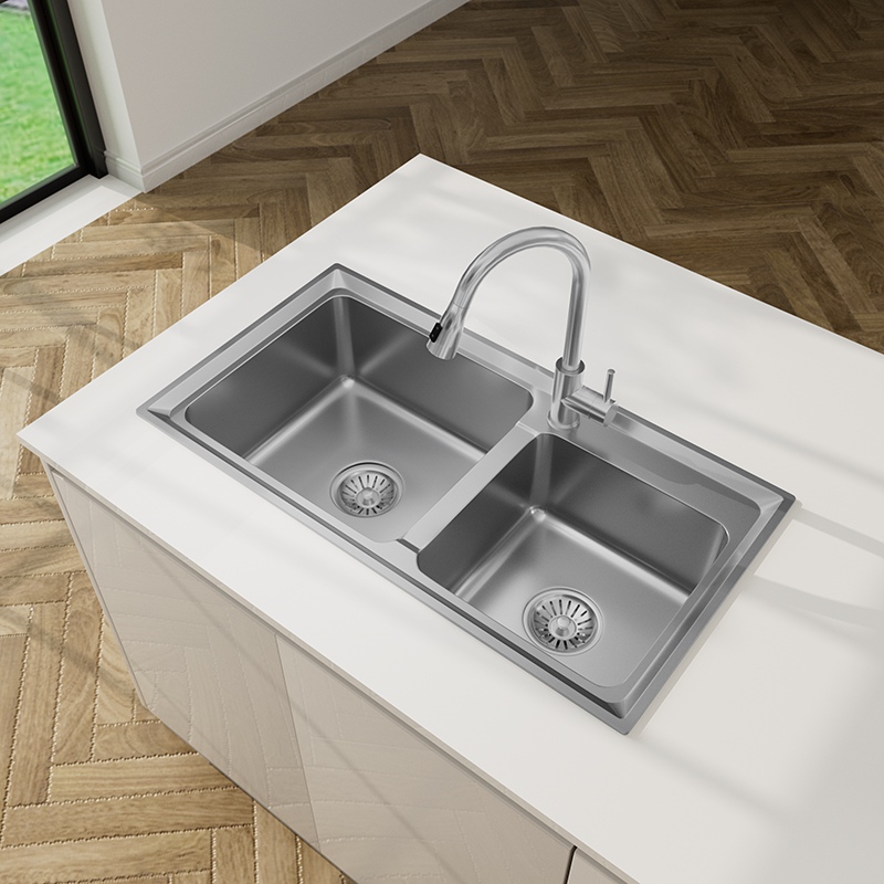 Large Double Kitchen Sink