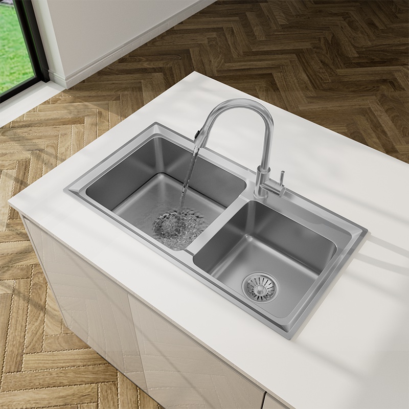 Large Double Kitchen Sink