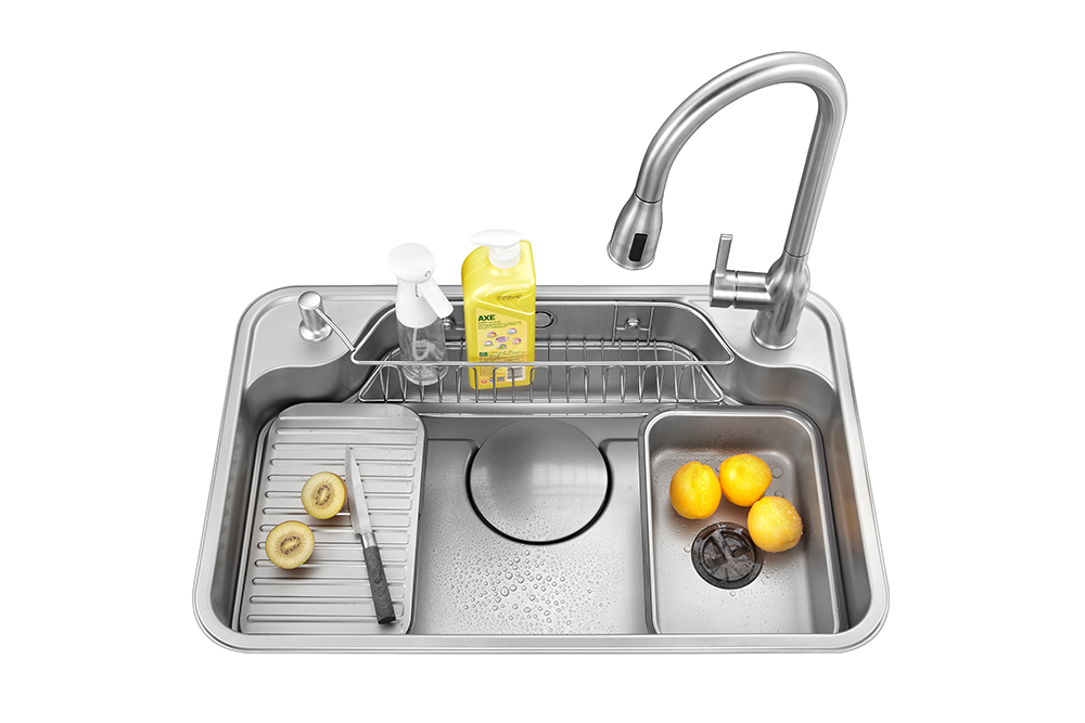 Large Single Stainless Steel Kitchen Sink
