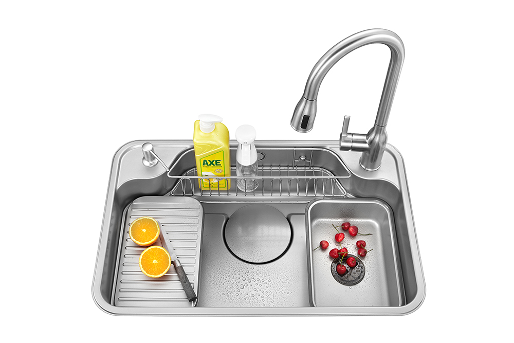 Stainless Steel Single Bowl Top Mount Sink