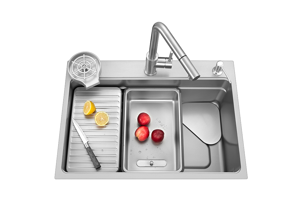 Multifunctional Single Basin Stainless Steel Sink