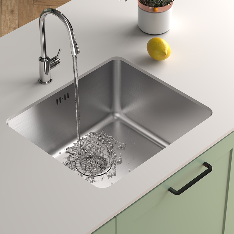 304 Stainless Steel Single Bowl Top Mount Sink